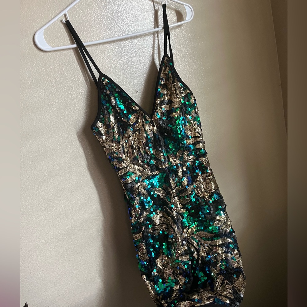 Sequin Multicolor Dress